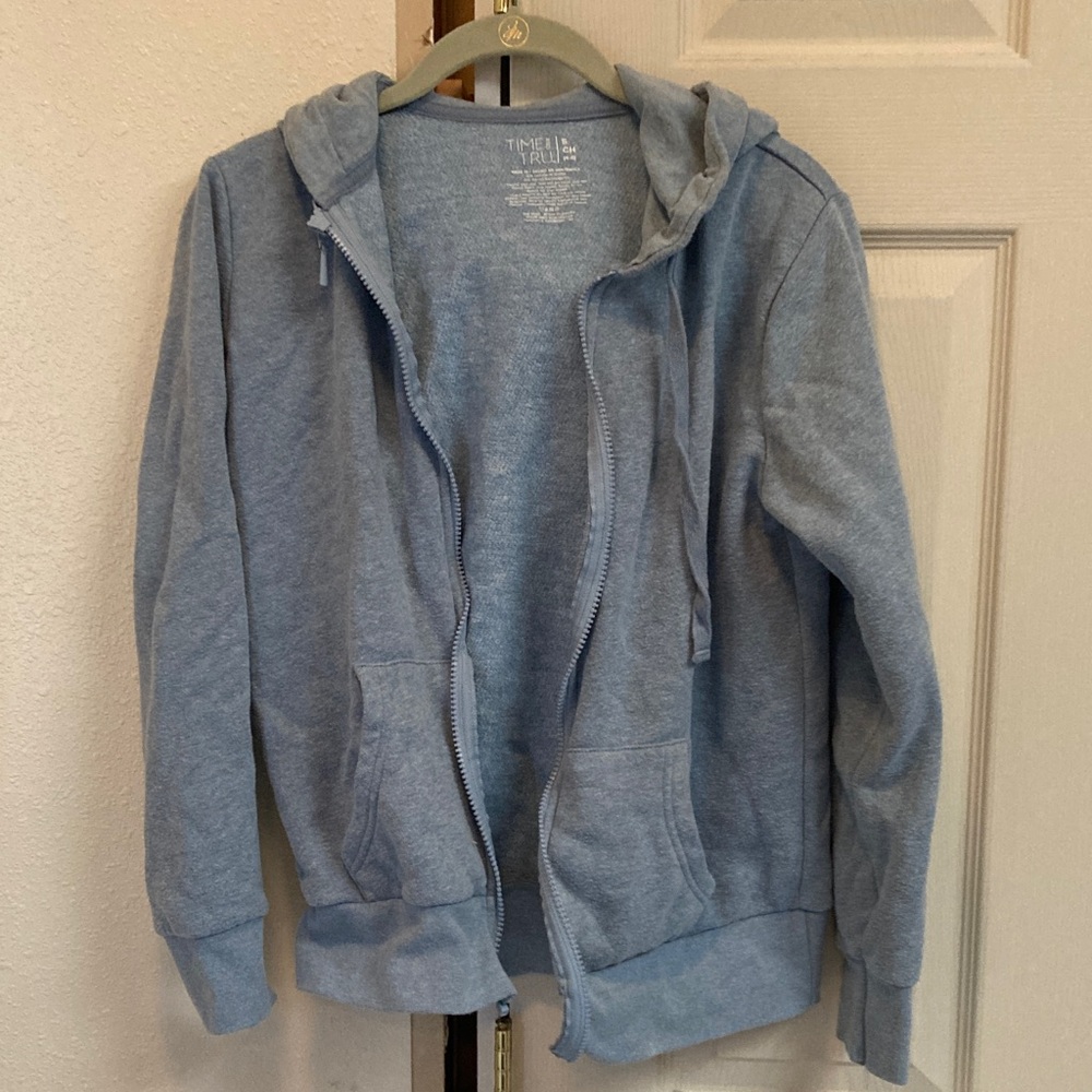 Time and true Blue Hoodie Jacket